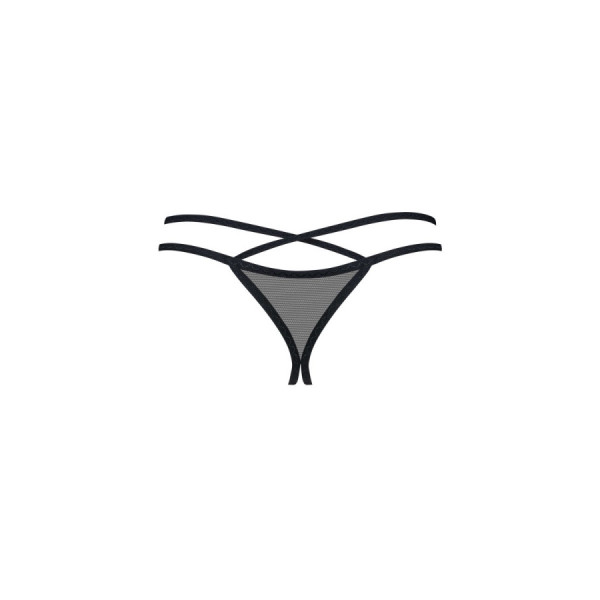 Vila blanes string ouvert - Noir